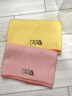 LAVA ヨガラグイエロー ピンク 2枚セット