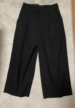 ドメスティックハイクオリティプロダクション ワイドパンツ　黒　ブラック　S