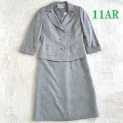 入学式 卒業式 11AR フォーマルセット ジャケット ワンピース グレー
