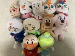 3連休限定セット　アンパンマン プリちぃビーンズ ぬいぐるみなど11個セット