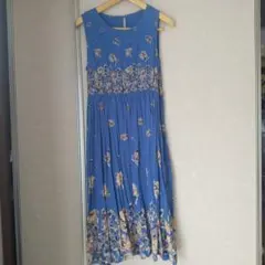 ＊花柄＊ノースリーブワンピース＊ M＊