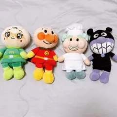 それいけ！アンパンマン！　ぬいぐるみ4点セットのサムネイル