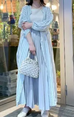 niko and…　リネンリヨセル2WAYワンピース