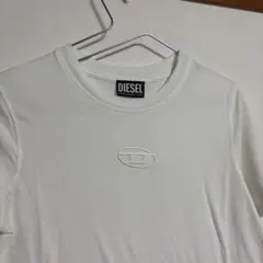 DIESEL Tシャツ ホワイト エンボスロゴのサムネイル