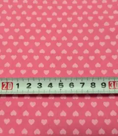 ♥ちっちゃなハート♥●ピンク系●シーチング●１ｍ●