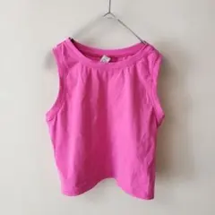 HeyNuts 【L】 ピンク タンクトップ ヨガウェアやスポーツに！