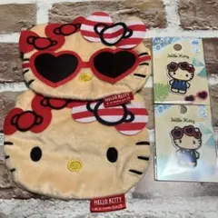 ハローキティ＊ポーチセレクション＊日焼けワッペン
