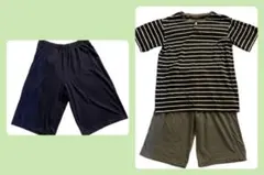 ユニクロ　キッズエアリズム上下セット　ルームウェア【160】