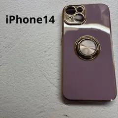 iPhone14 ケース　パープル