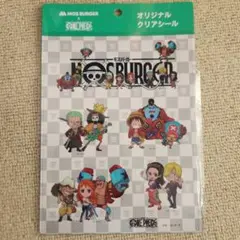 MOS BURGER x ONE PIECE クリアシール