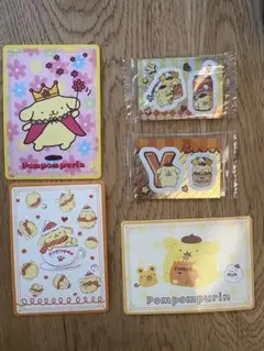 ポムポムプリン トレカ　サンリオキャラクターズシールチョコレート