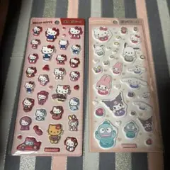 正規品　サンリオ　ハローキティー　ぷっくりシール　サンリオ　キャラクターズ