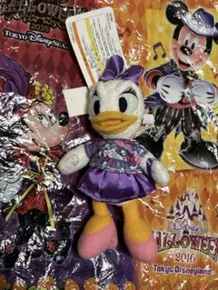 ぬいぐるみバッジ　ぬいバ　ディズニーランド　デイジー