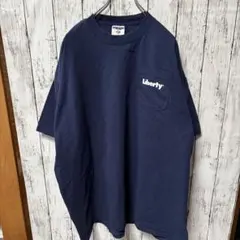 USA製 vintage 90s Liberty ワンポケ　ゆるだぼカットソー