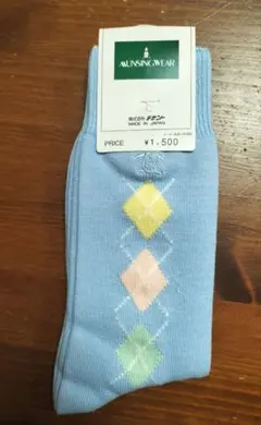 Munsingwear ソックス ライトブルー 25-27cm
