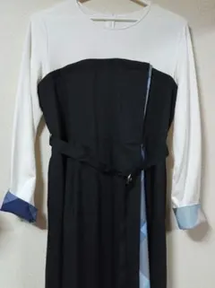 ブルーレーベルクレストブリッジ　プレーンストレッチビスチェドレスブラック38