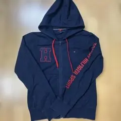 TOMMY HILFIGER ネイビー パーカー M