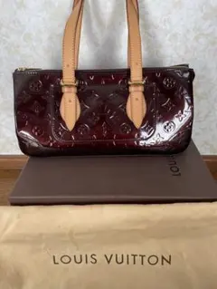 ルイヴィトン♡ヴェルニローズウッドアヴェニュー♡アマラント廃盤品　保存袋、箱付