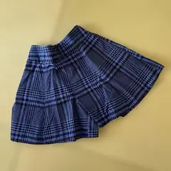 GU チェック柄キュロット