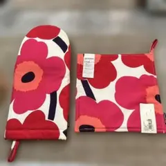 Marimekko 鍋つかみ ミトン 鍋敷き セットのサムネイル