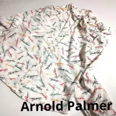 Arnold Palmer・アーノルドパーマー★ロゴ・総柄シャツ長袖ブラウス・②のサムネイル