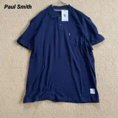 【タグ付き】ポールスミス 半袖 ポロシャツ マルチストライプ 綿 M メンズ