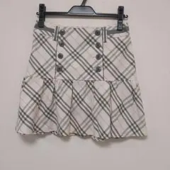 BURBERRY BLUE LABELミニスカート ベージュ系チェック