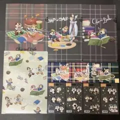 チップとデール　シール　にしむらゆうじ　コラボ　クリアファイル　ポストカード