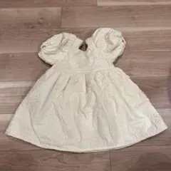 MONBÉBÉ アイボリー ワンピース S