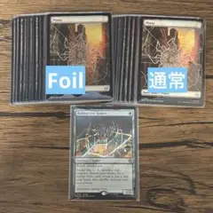 スパイダーマン　foil&通常土地英語版30枚セット