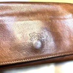 d*3様 イルビゾンテ IL BISONTE ブラウンレザー 長財布 正規品 袋