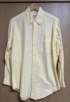 70s Brooks Brothers 6ボタン BDシャツ イエロー USA製