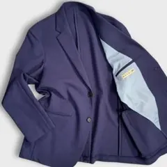 美品 L ユニクロ マルニ テーラードジャケットMARNI ネイビー メンズ