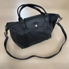 LONGCHAMP レザー プリアージュ ショルダーバッグ ロンシャン ブラックのサムネイル