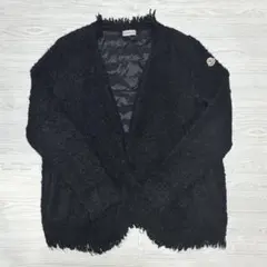 【希少】モンクレール　ハイブリッドカーディガン　ブラック　Sサイズ