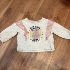 バニーのイラスト 長袖カットソー