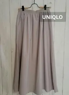 UNIQLO　ユニクロ ウエストゴム　ボリュームロングギャザースカート　S