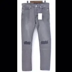 MISTERGENTLEMAN  クラッシュデニムパンツ 32 SKINNY