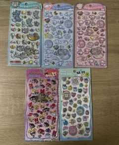 プチドロ うるちゅるシール サンリオベビー トムジェリー たまごっち 5枚セット