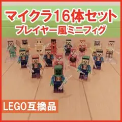 ⑫ LEGO レゴ互換 マイクラ マインクラフト風 ミニフィグ おもちゃ 大量