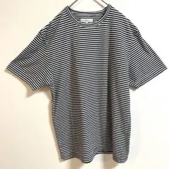 THE SUIT COMPANY ボーダーTシャツ 半袖　L 黒白　カジュアルのサムネイル