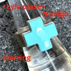 Navajo Lyle piase ターコイズ　リング　クロス