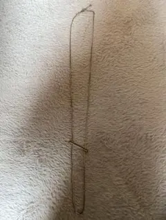 ゴールドチェーンネックレス ストレートバー付き