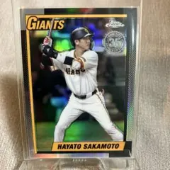 2025 Topps Chrome NPB 坂本勇人　インサート