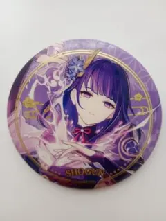 ★正規品★ 原神 雷電将軍 缶バッジ 直径75mm