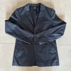 ● A.P.C. ネイビーテーラードジャケット sサイズ　コットン100%