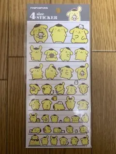 ポムポムプリン 4サイズステッカー　サンリオ
