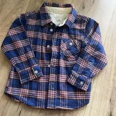 GLOBAL WORK グローバルワーク　長袖 100cm チェックシャツ