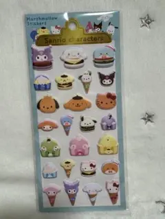 【新品】サンリオ　マシュマロステッカーズ　ぷっくりシール