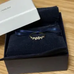 【お値下げ】AHKAH ビリーブデュウ リング 18K ダイヤモンド